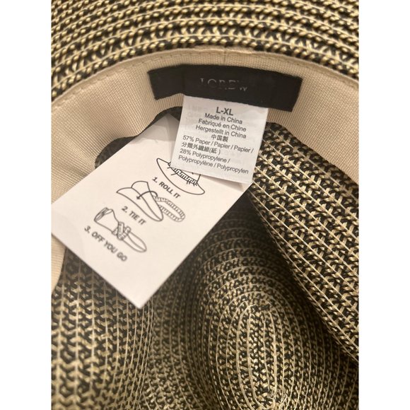 J Crew L/XL Marled wide brim packable hat H8871 - Picture 5 of 6